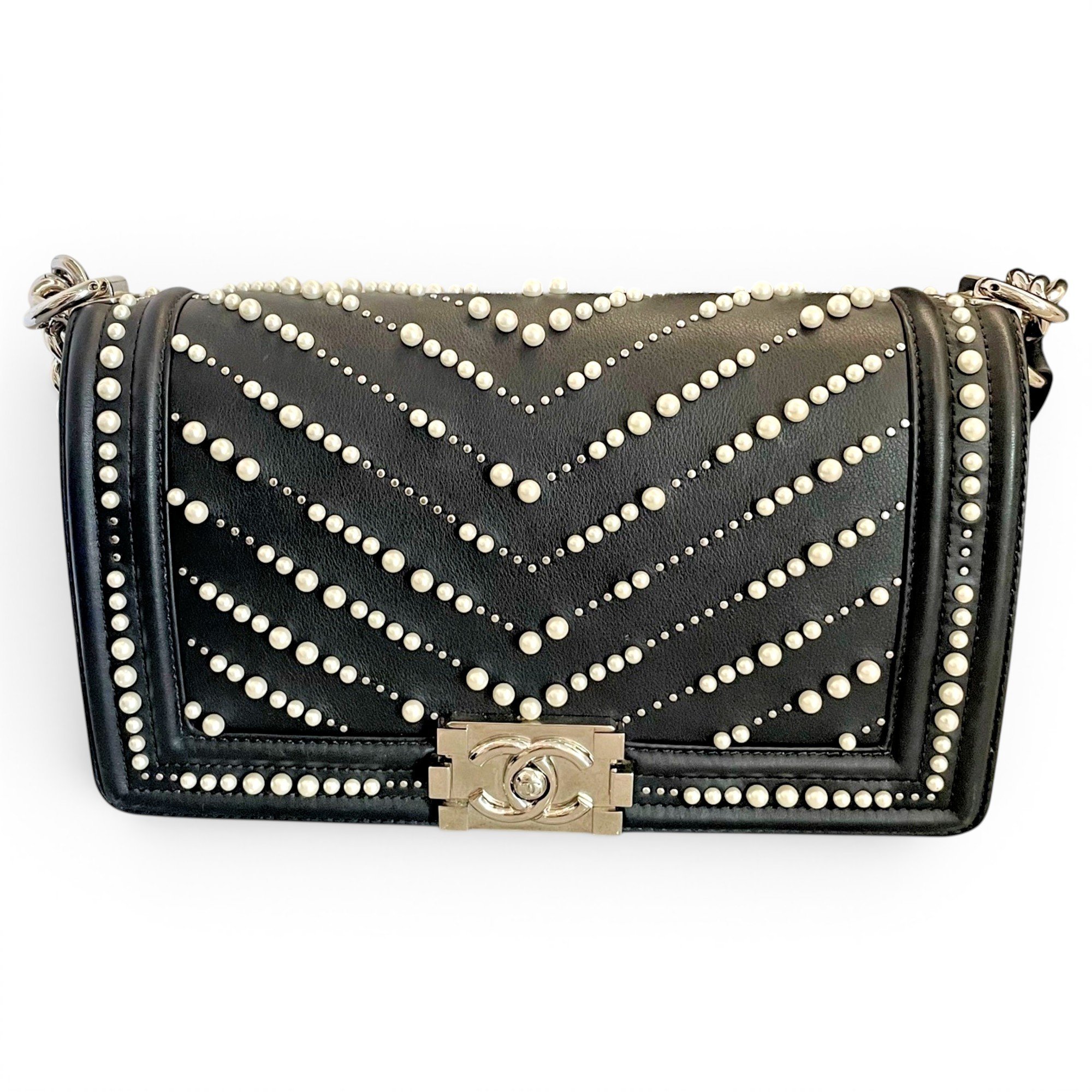 Boy leather crossbody bag