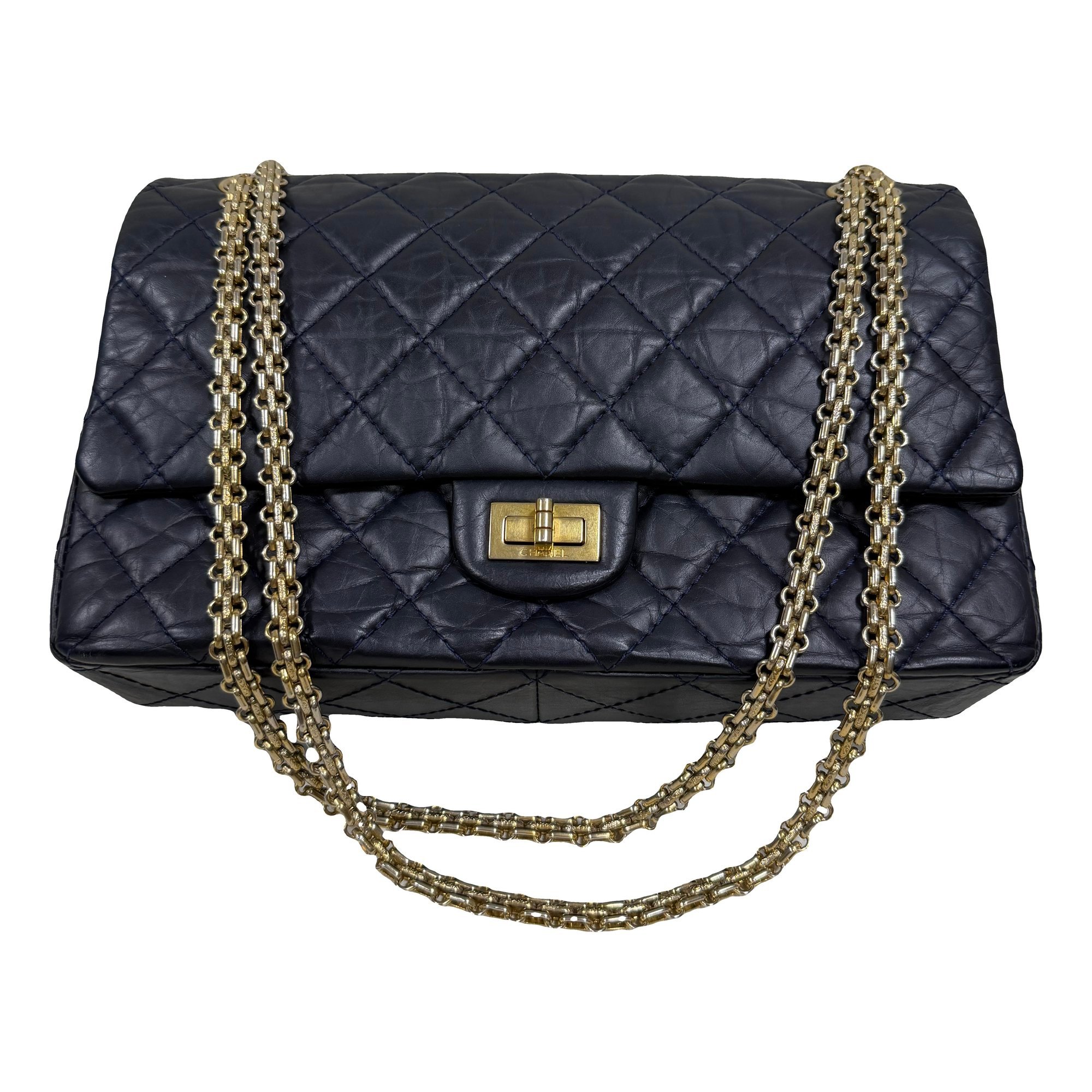 2.55 leather handbag