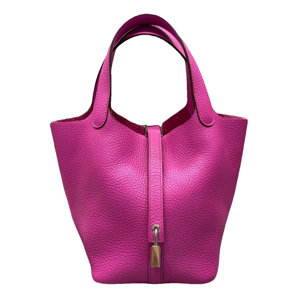 Picotin leather tote