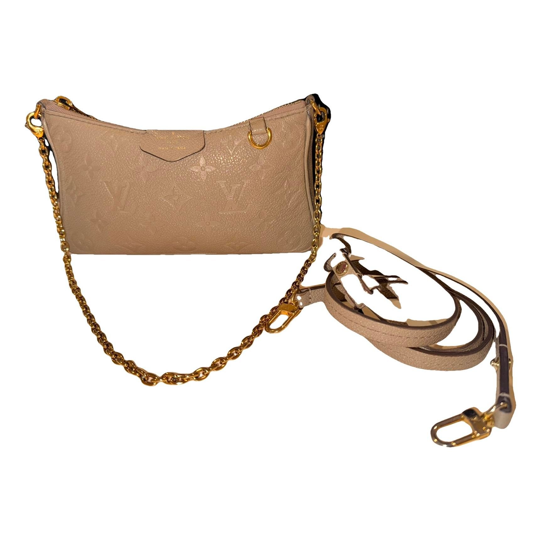 Easy Pouch On Strap leather handbag