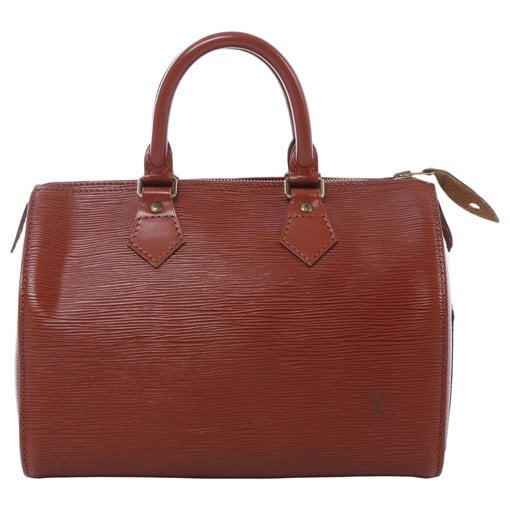 Speedy leather handbag