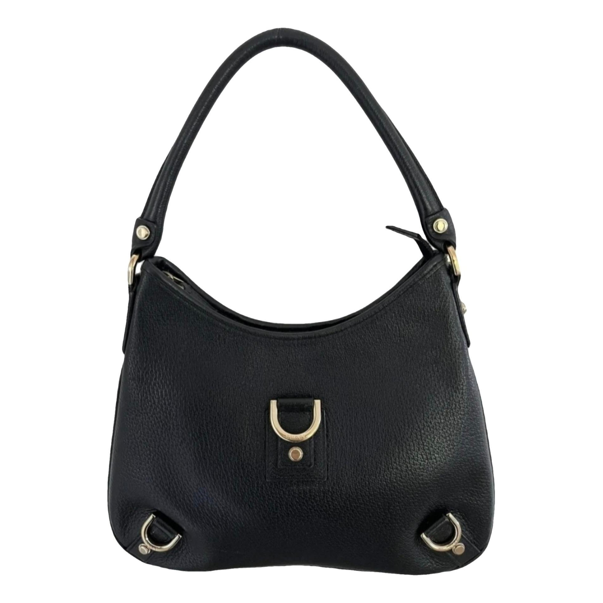 Hobo leather handbag