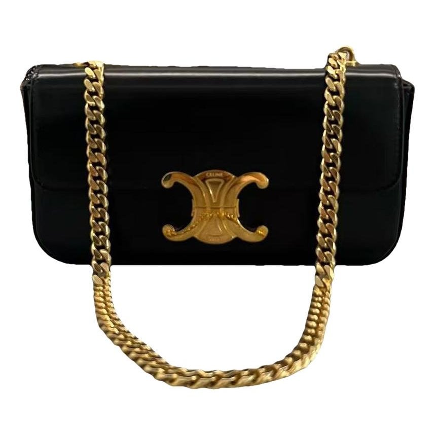 Triomphe leather handbag