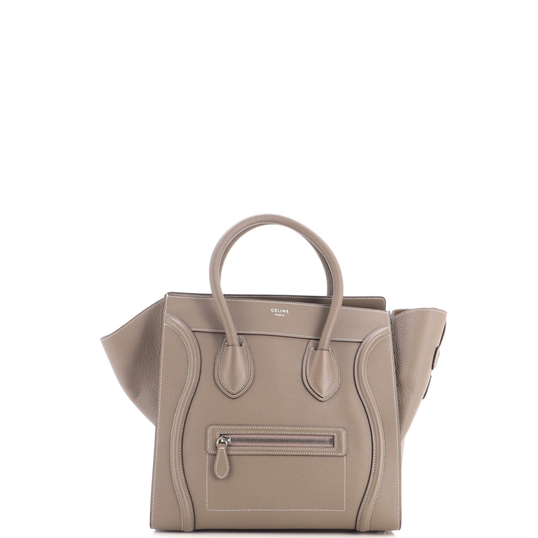 Luggage Bag Grainy Leather Mini