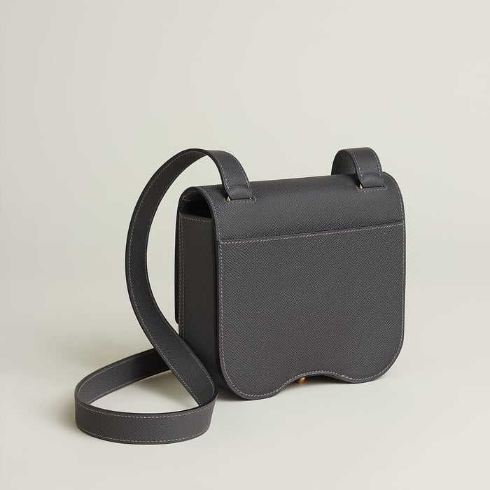 Graphite Hermès Della Cavalleria Mini Bag II