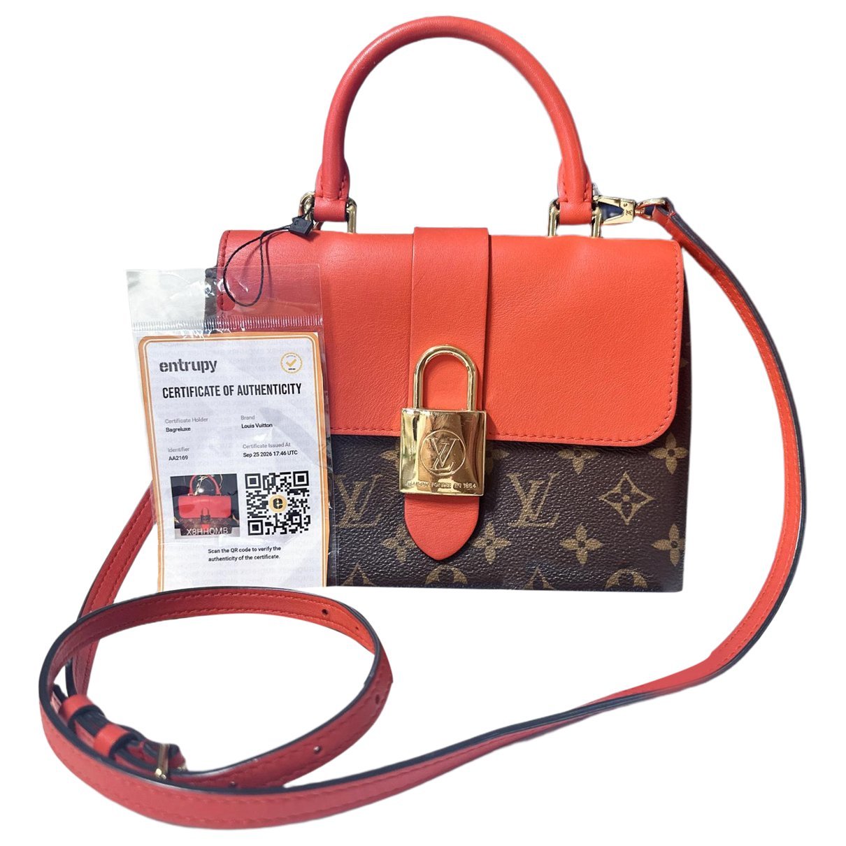 Louis Vuitton Locky BB leather handbag