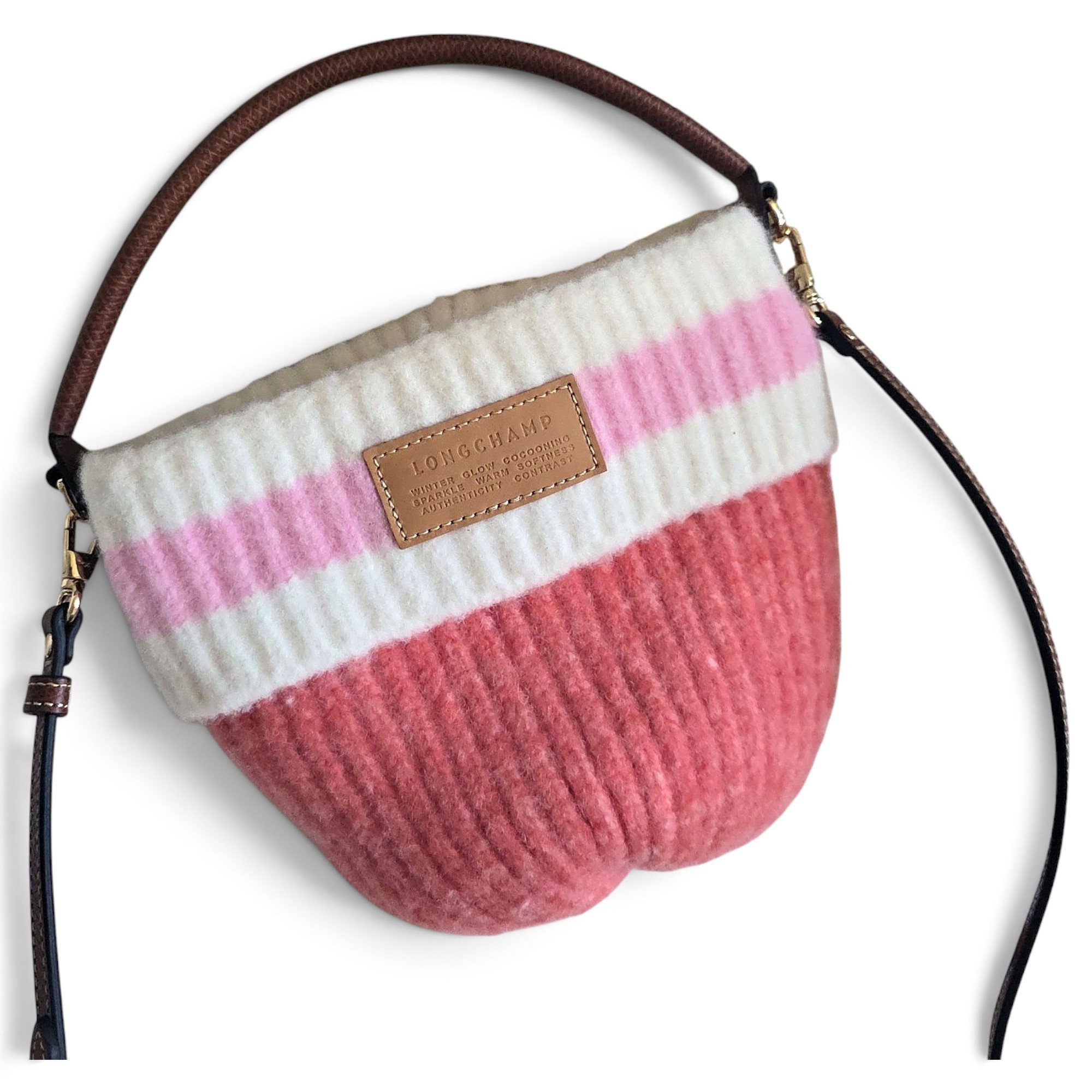Leather crossbody bag