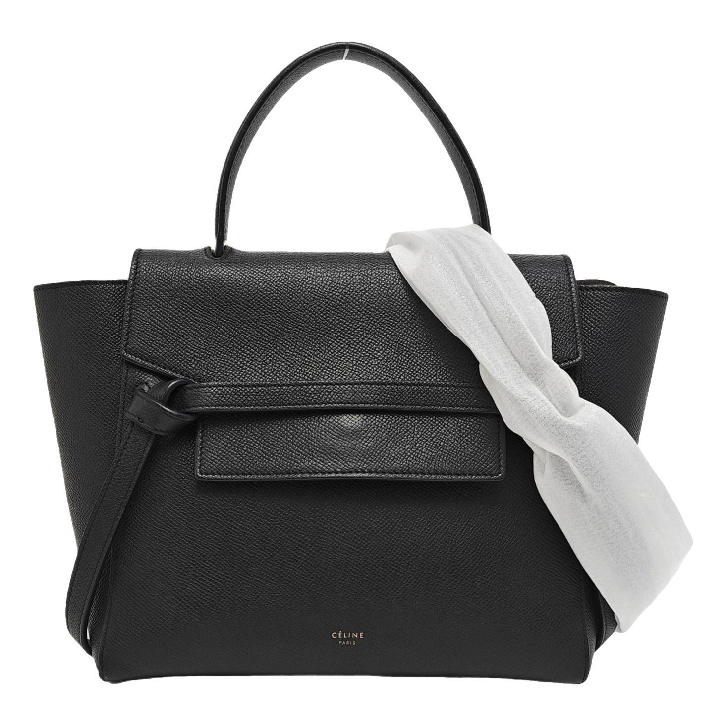 Belt leather handbag