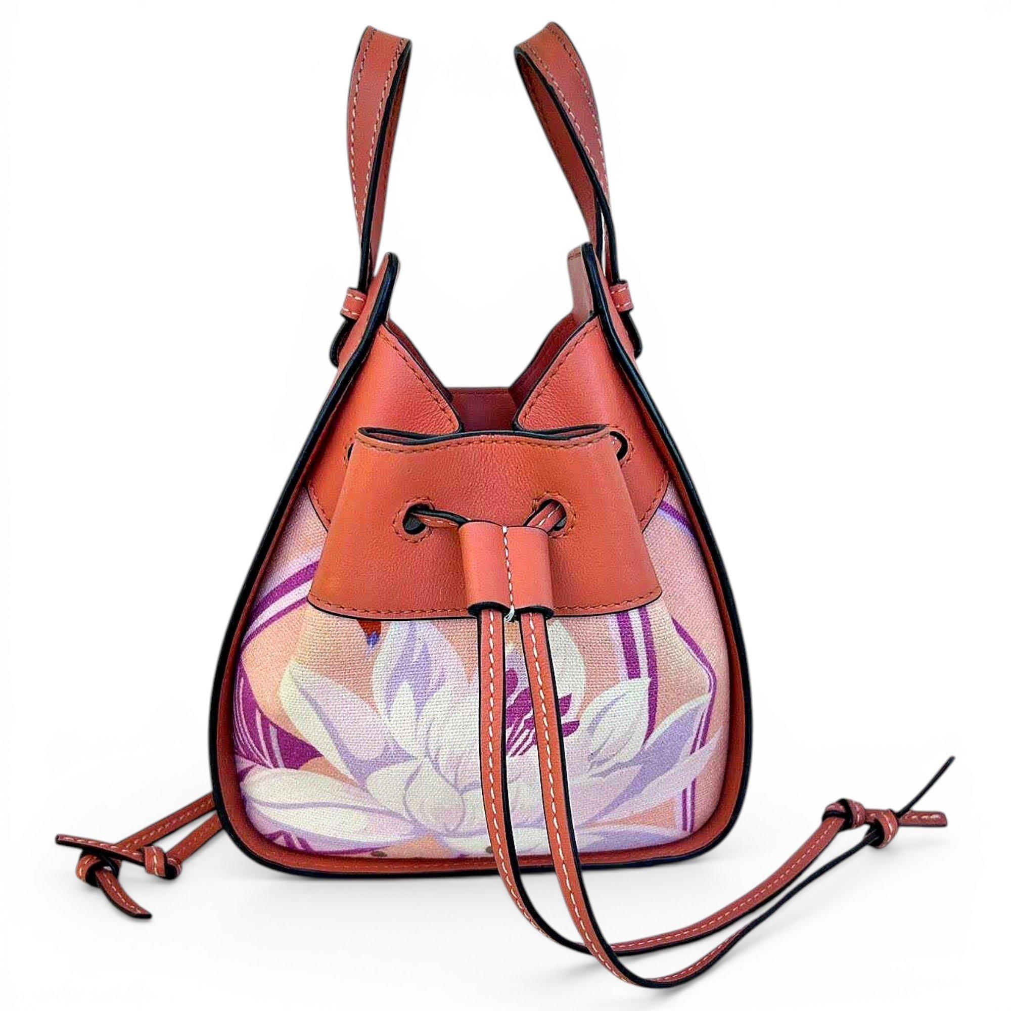 Hammock leather handbag