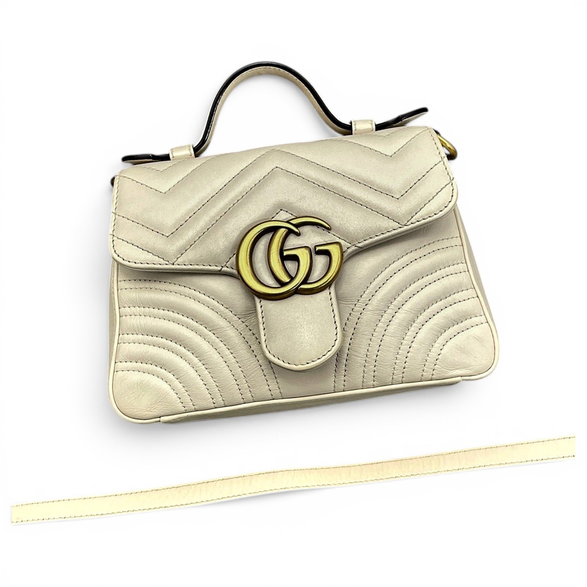 GG Marmont Flap leather handbag