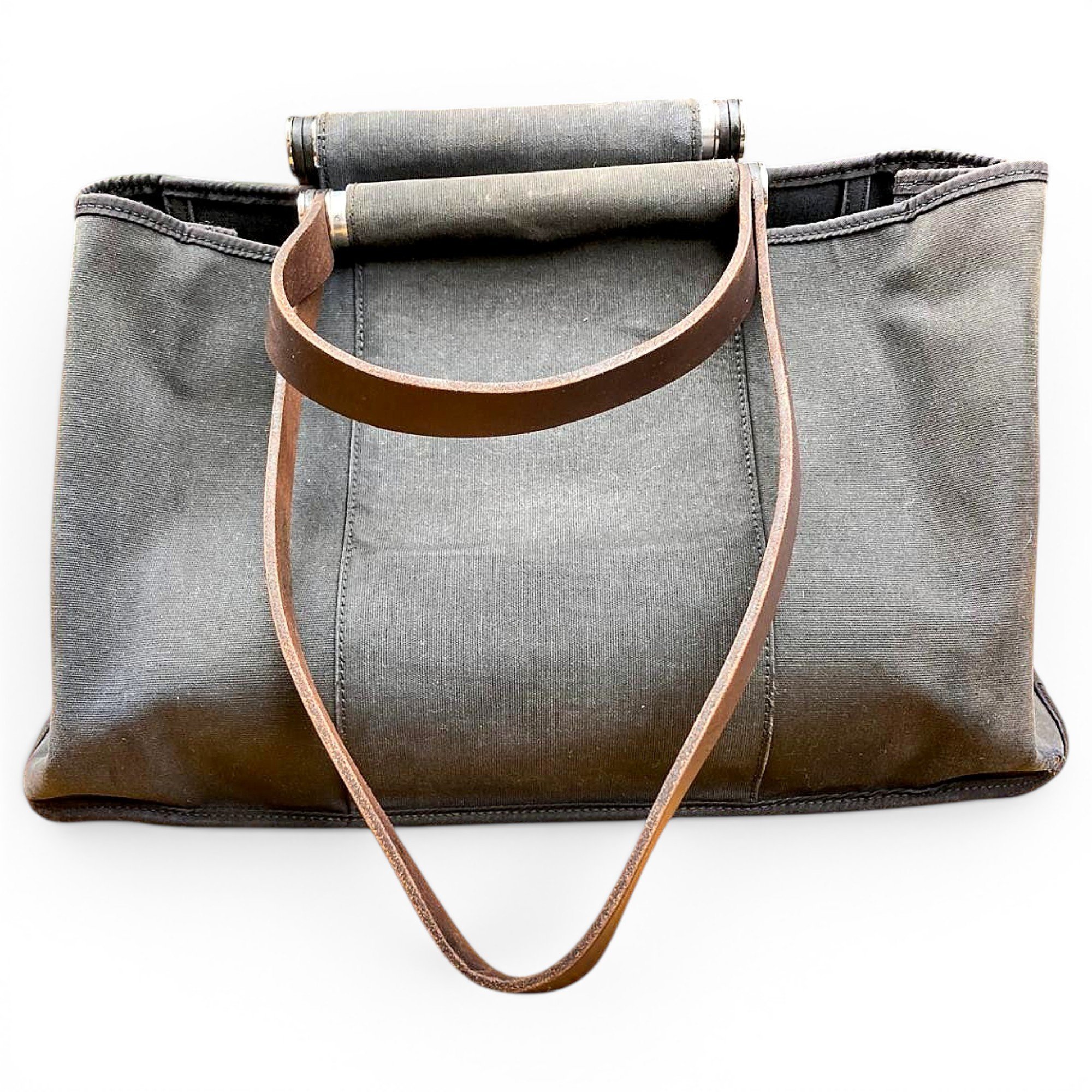 Hermes Cabag Handbag Black