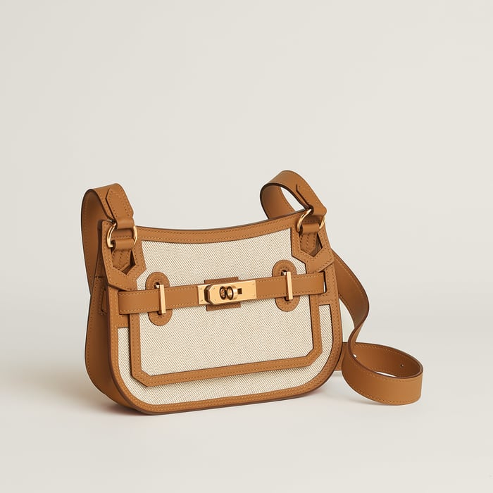 Jypsiere Mini Toile & Cuir Bag