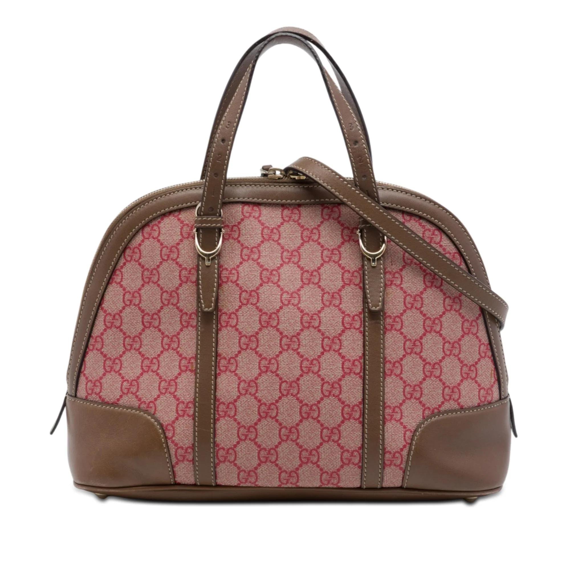 Dôme leather satchel