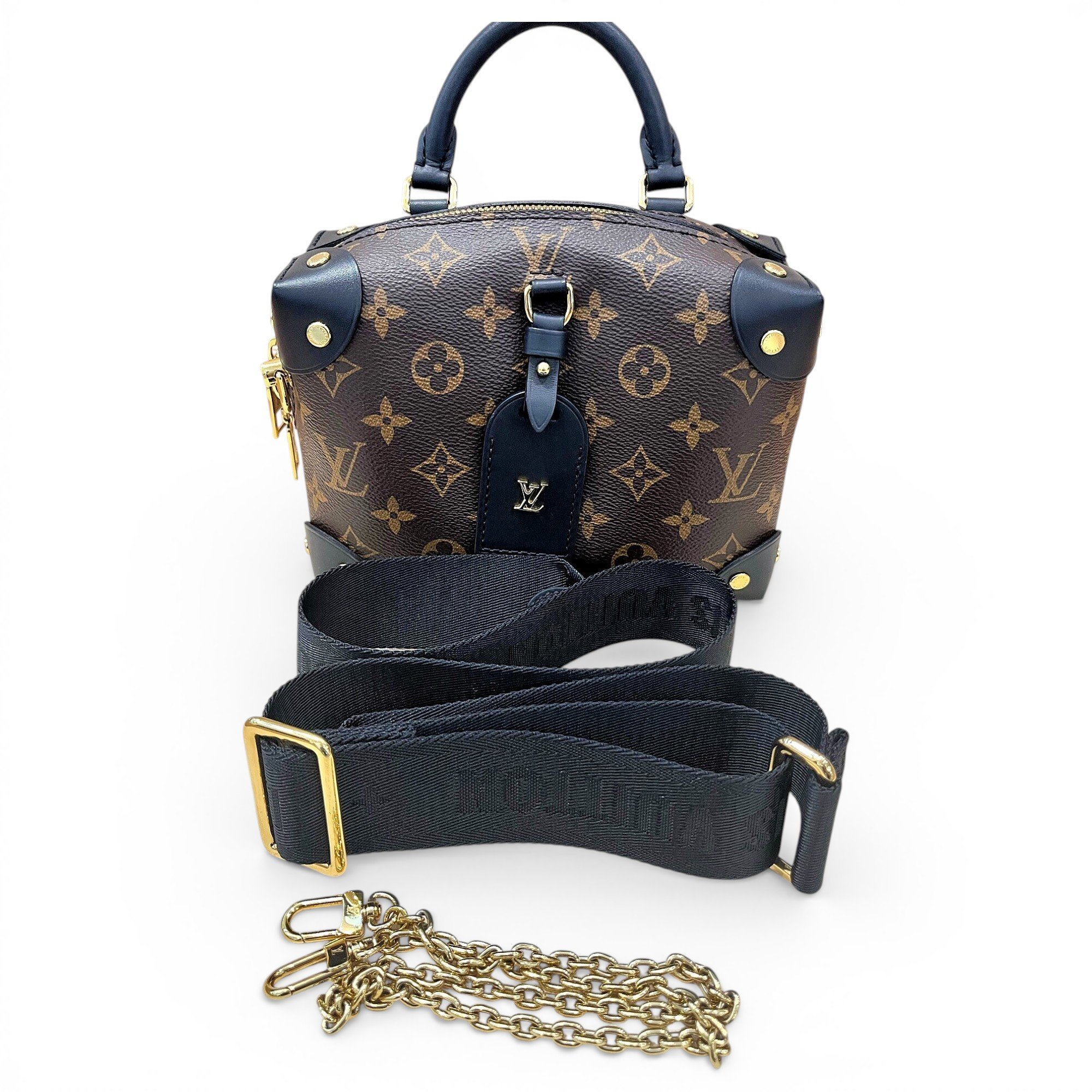 Louis Vuitton Petite Malle Souple leather handbag