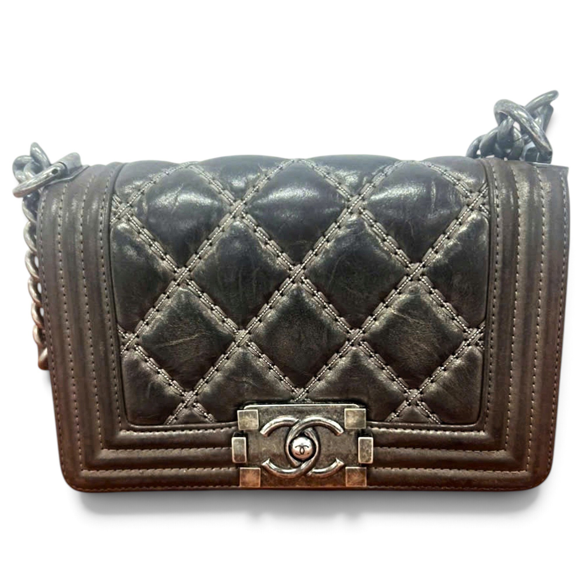 Boy leather crossbody bag