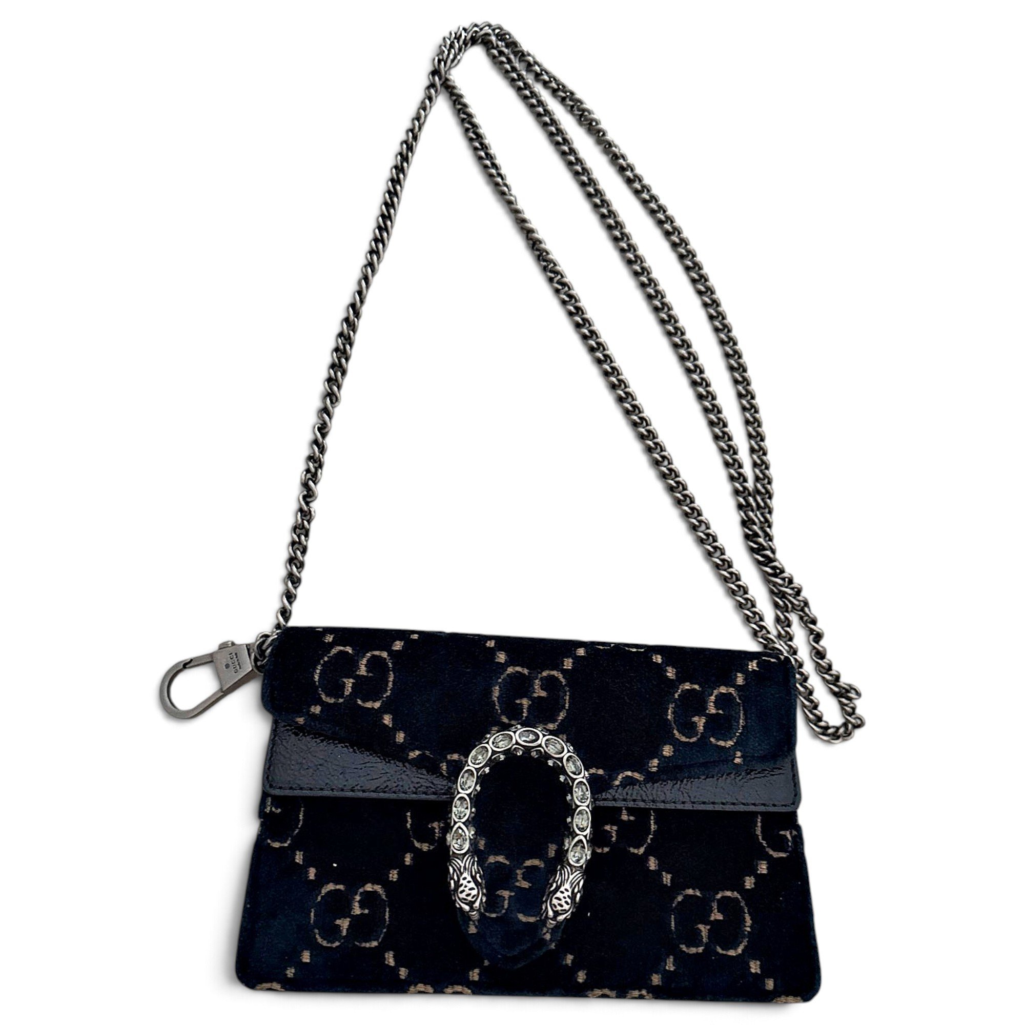 Gucci Dionysus Super Mini velvet crossbody bag