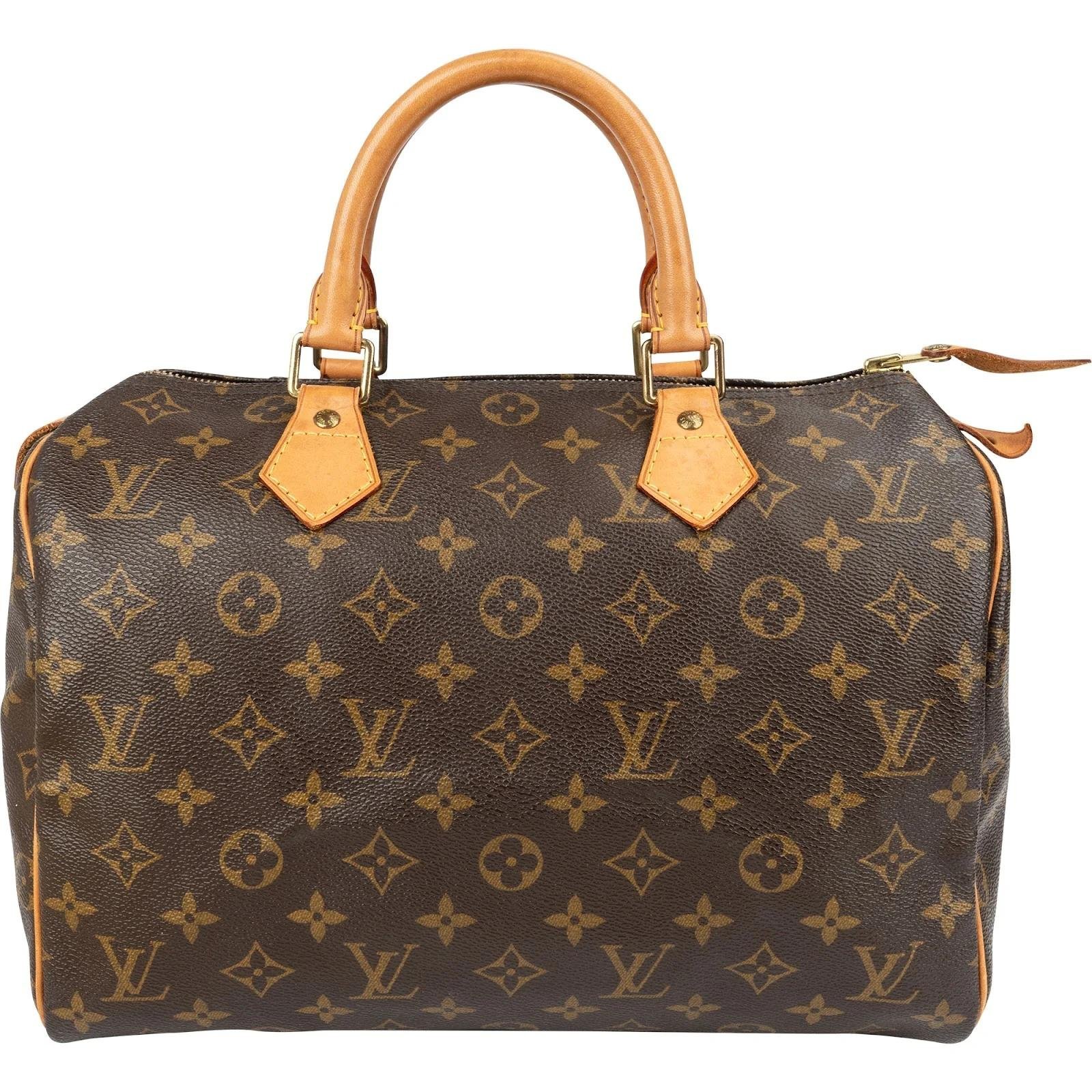 Speedy leather handbag
