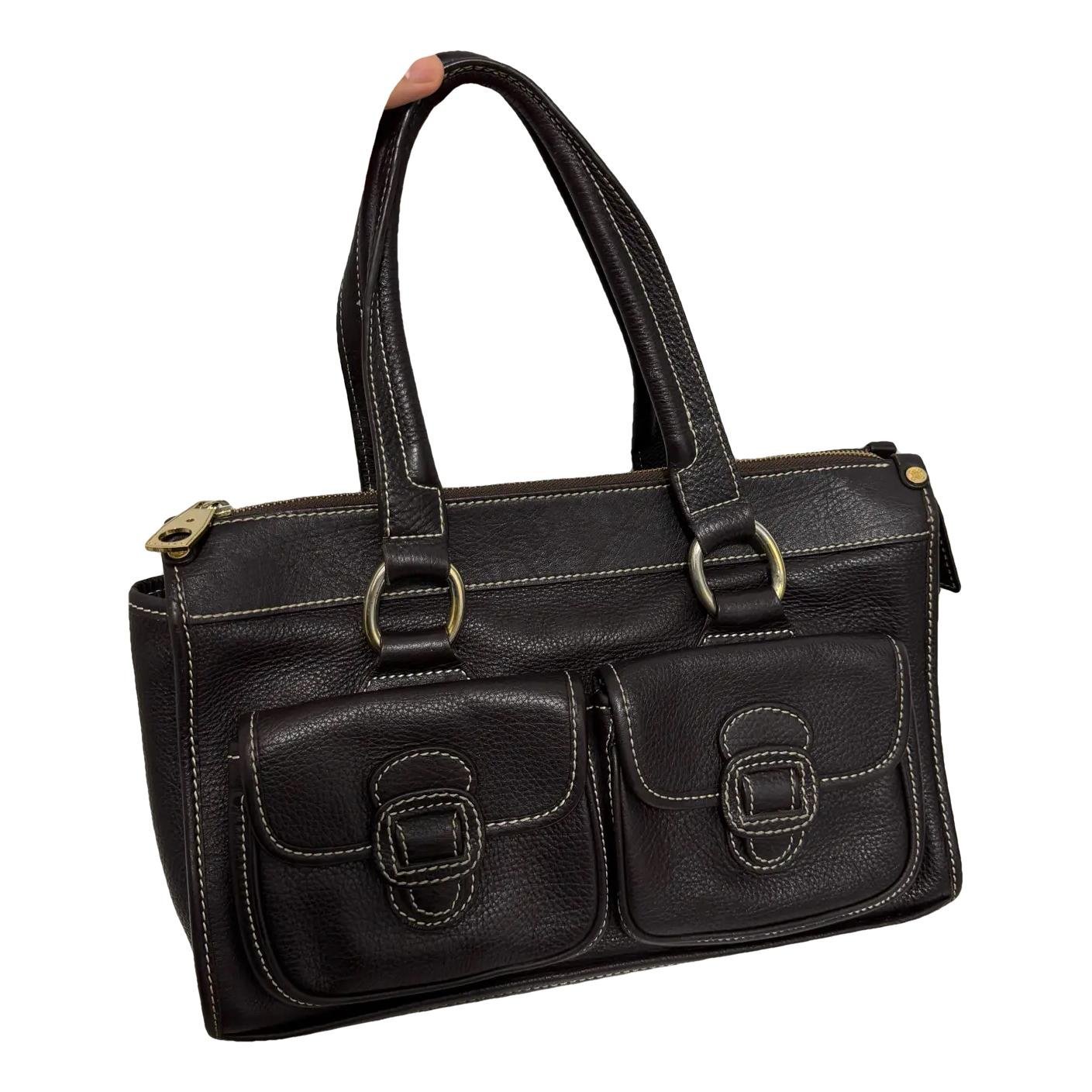 Leather handbag