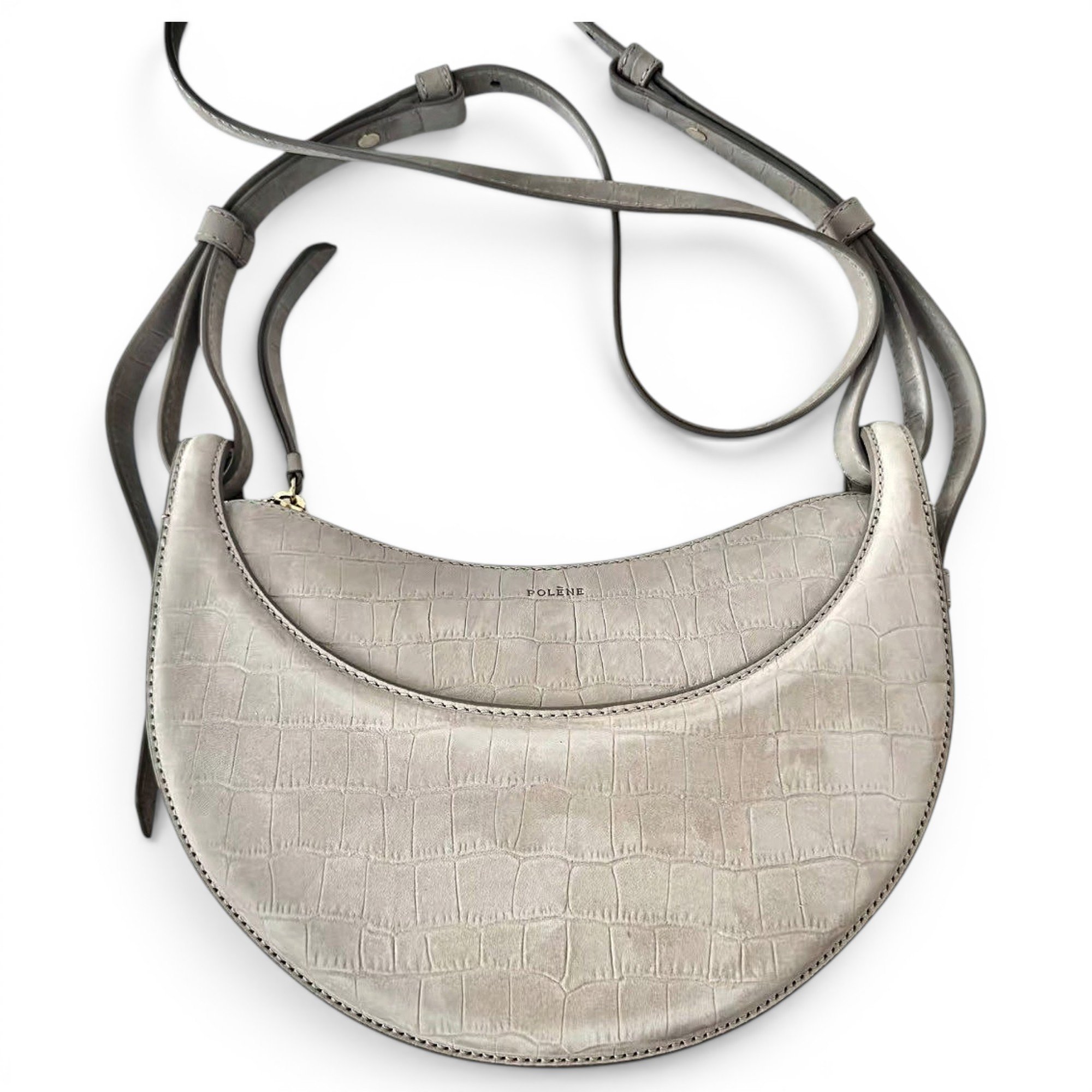 Polene Numéro Dix leather crossbody bag