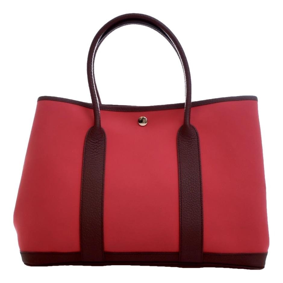 Hermes Garden Party 36 Handbag Rose Extreme 2017