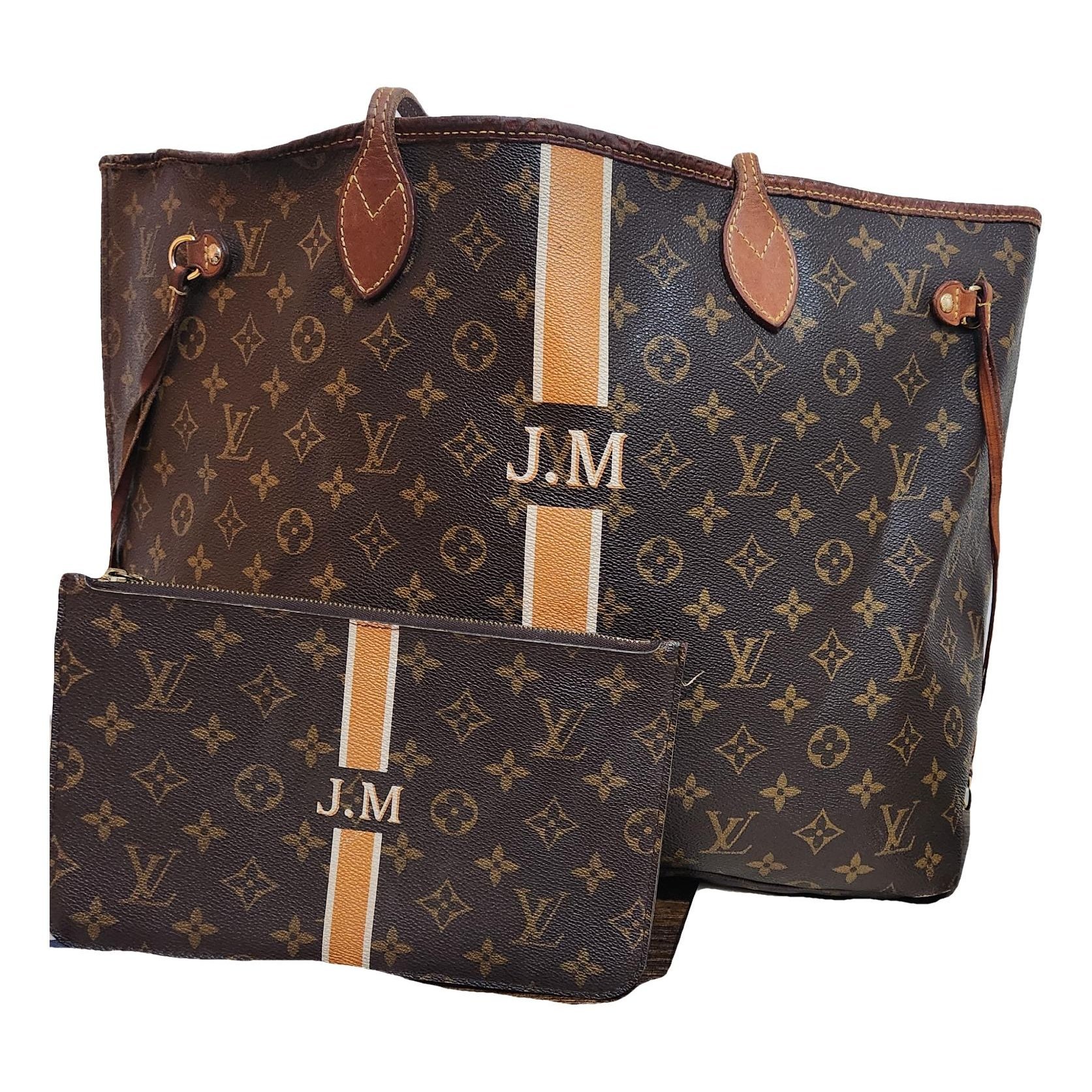 Neverfull leather tote