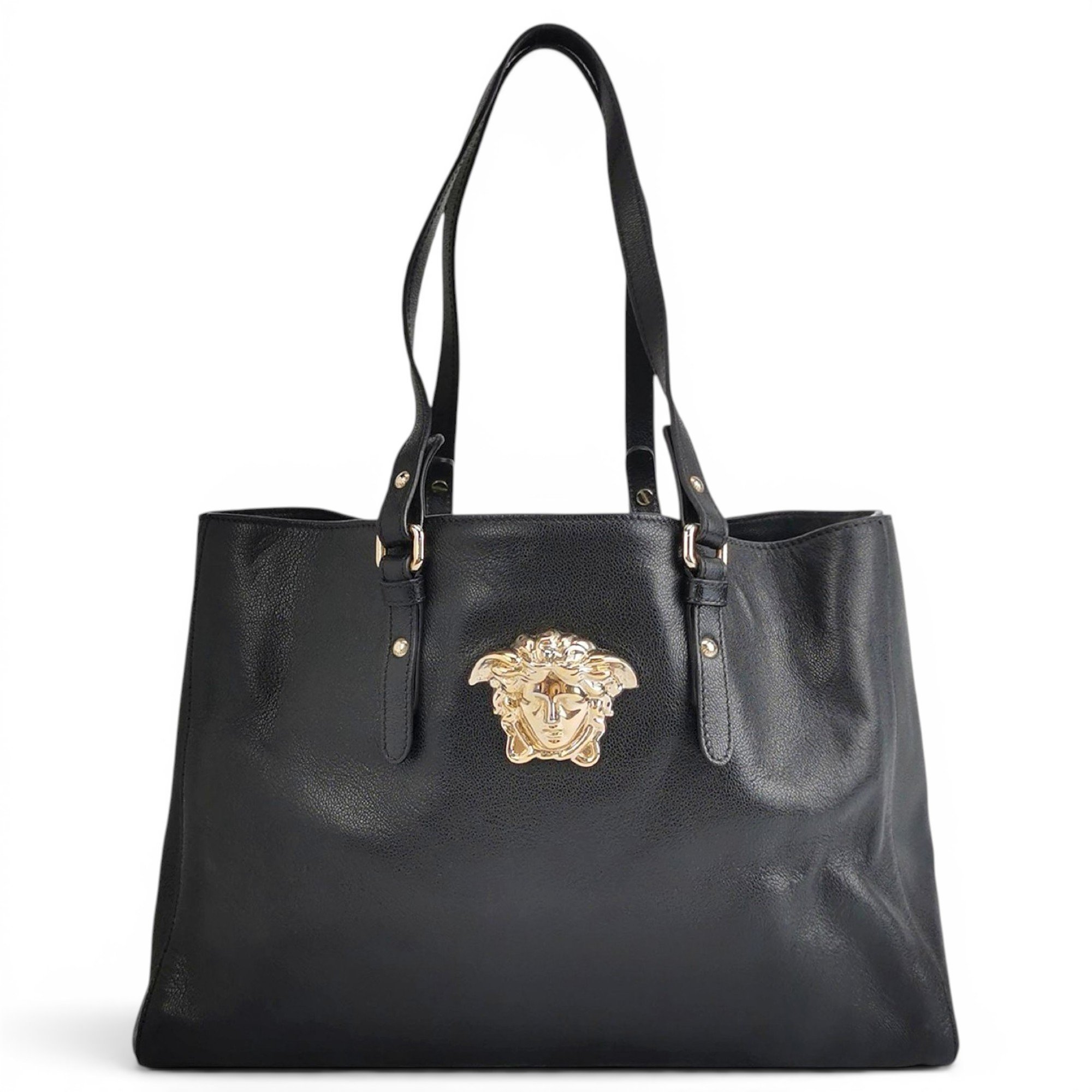 La Medusa leather tote