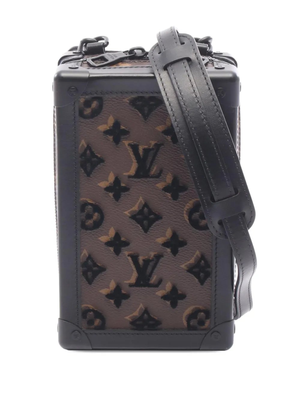 2019 Monogram Tuffetage Vertical Soft Trunk crossbody bag