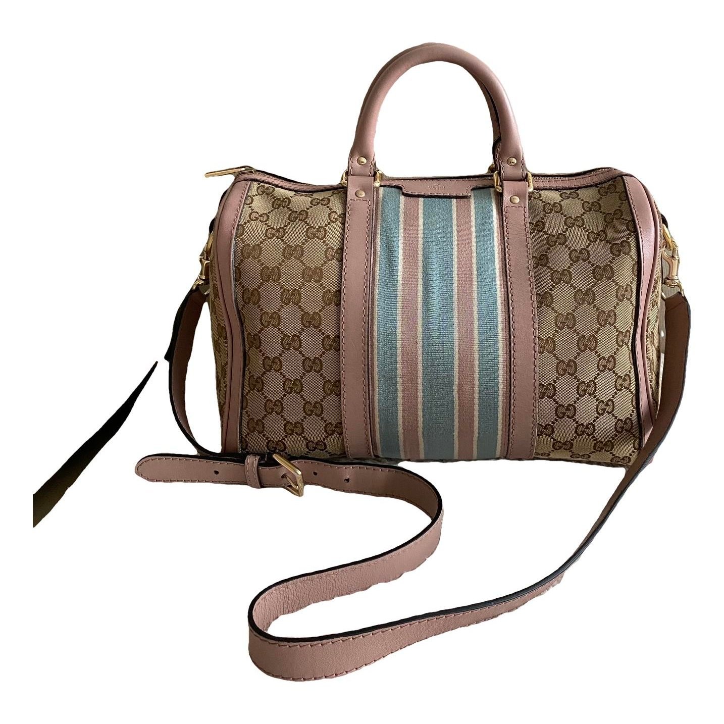 Boston leather handbag