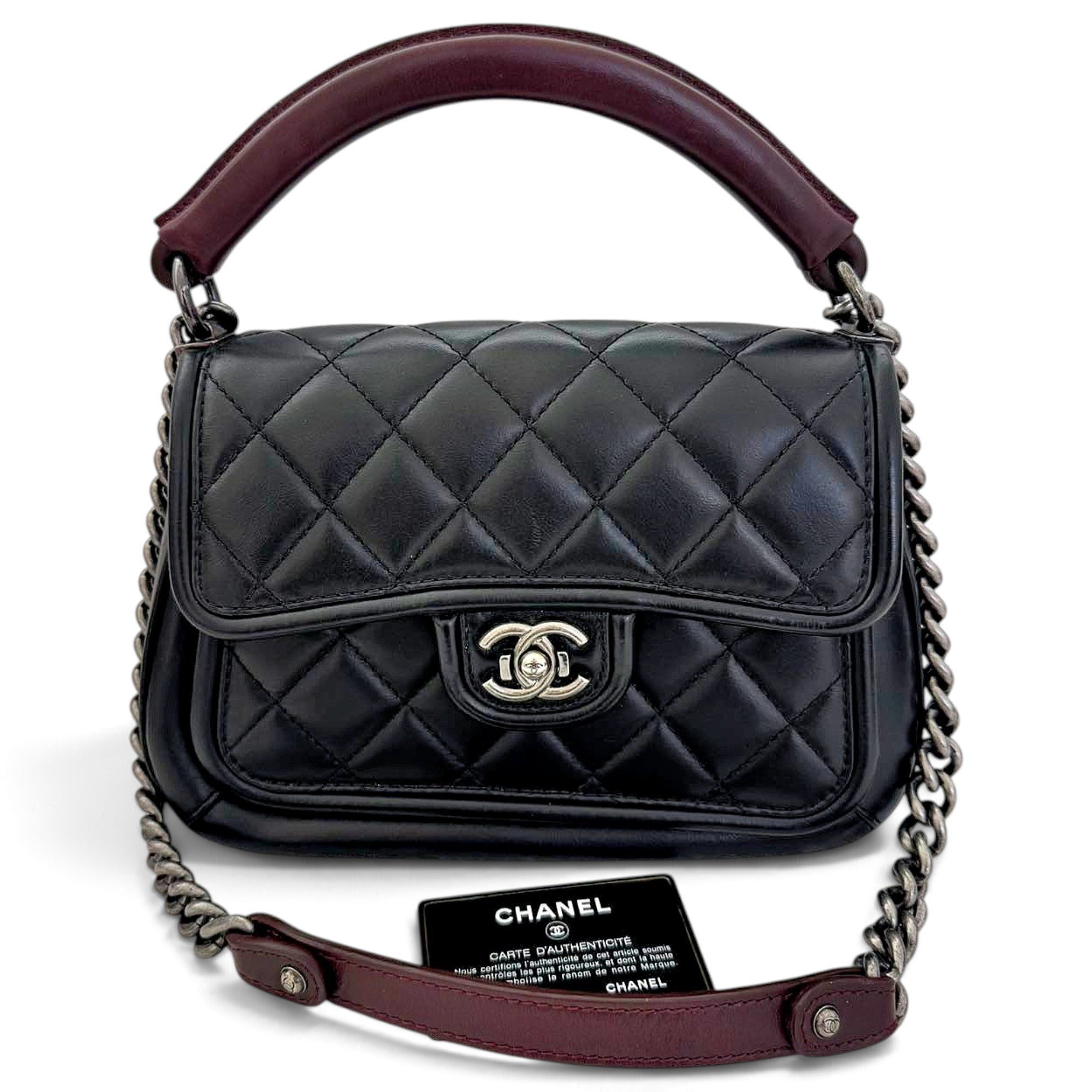 Coco Handle leather crossbody bag