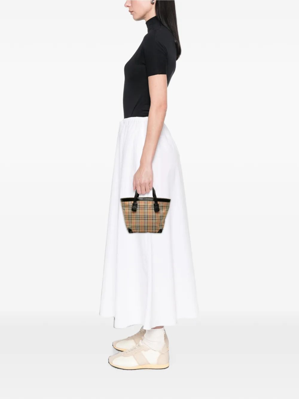 2000-2017 Haymarket Check Coated Canvas tote bag