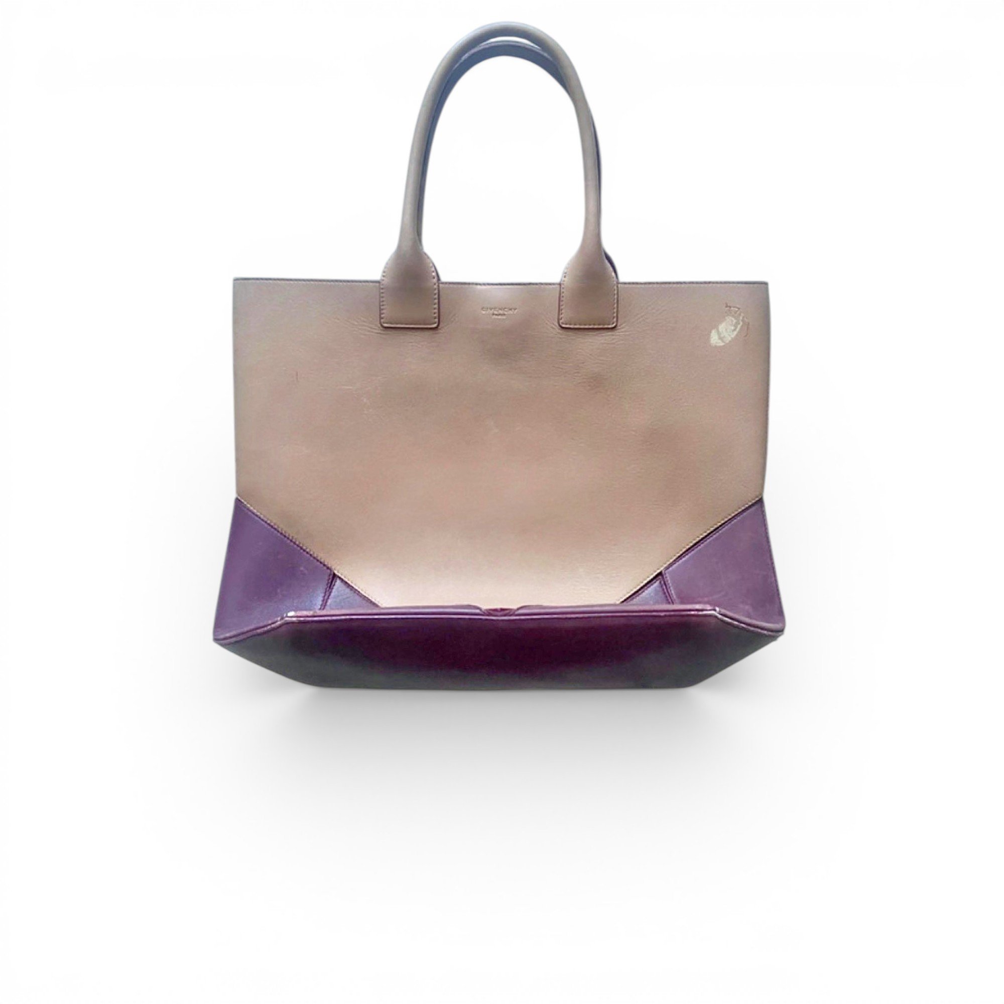 Leather tote