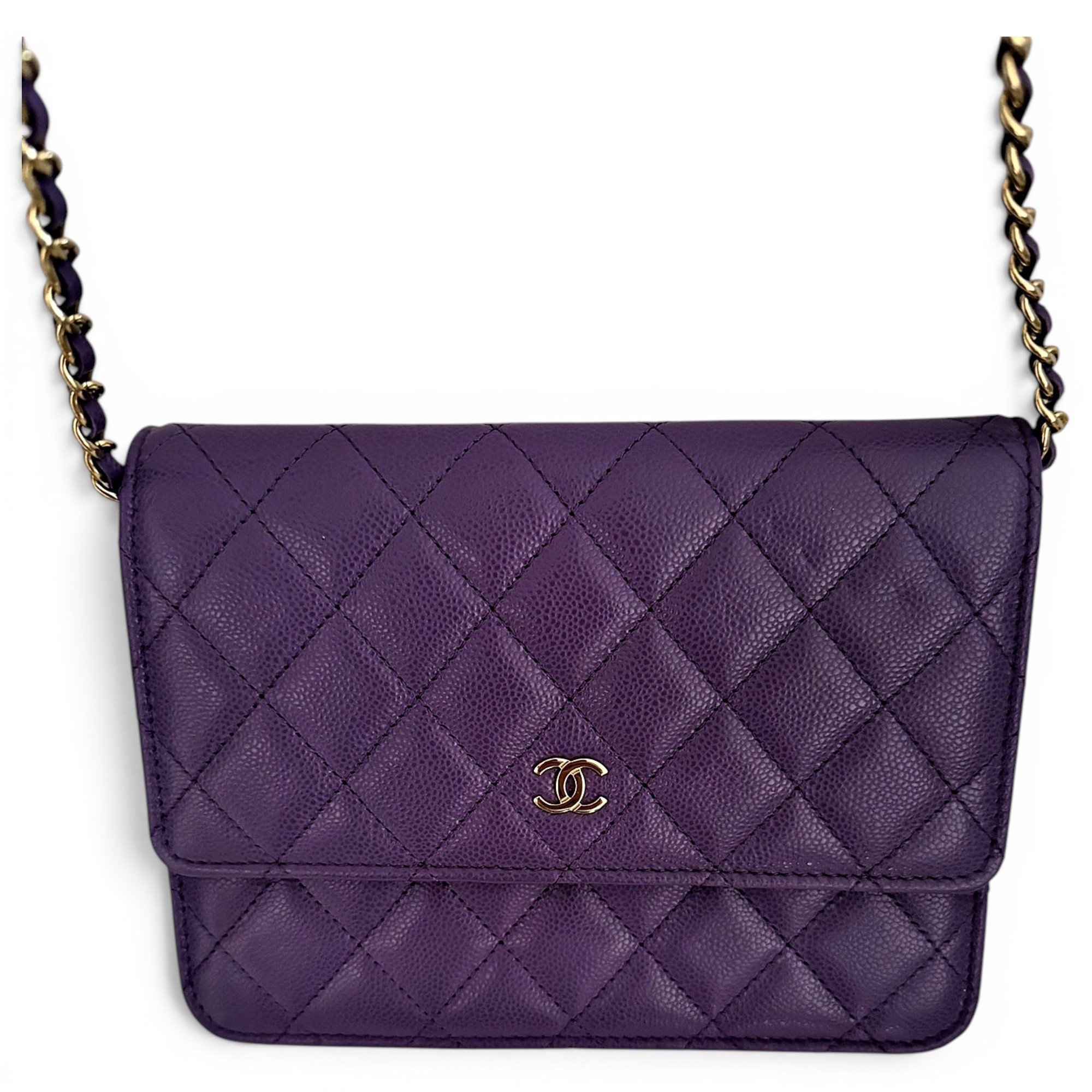 Wallet On Chain Timeless/Classique leather crossbody bag
