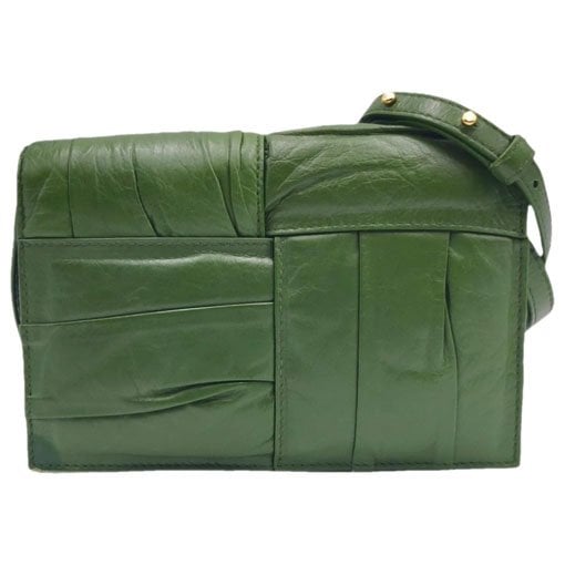 Cassette leather crossbody bag