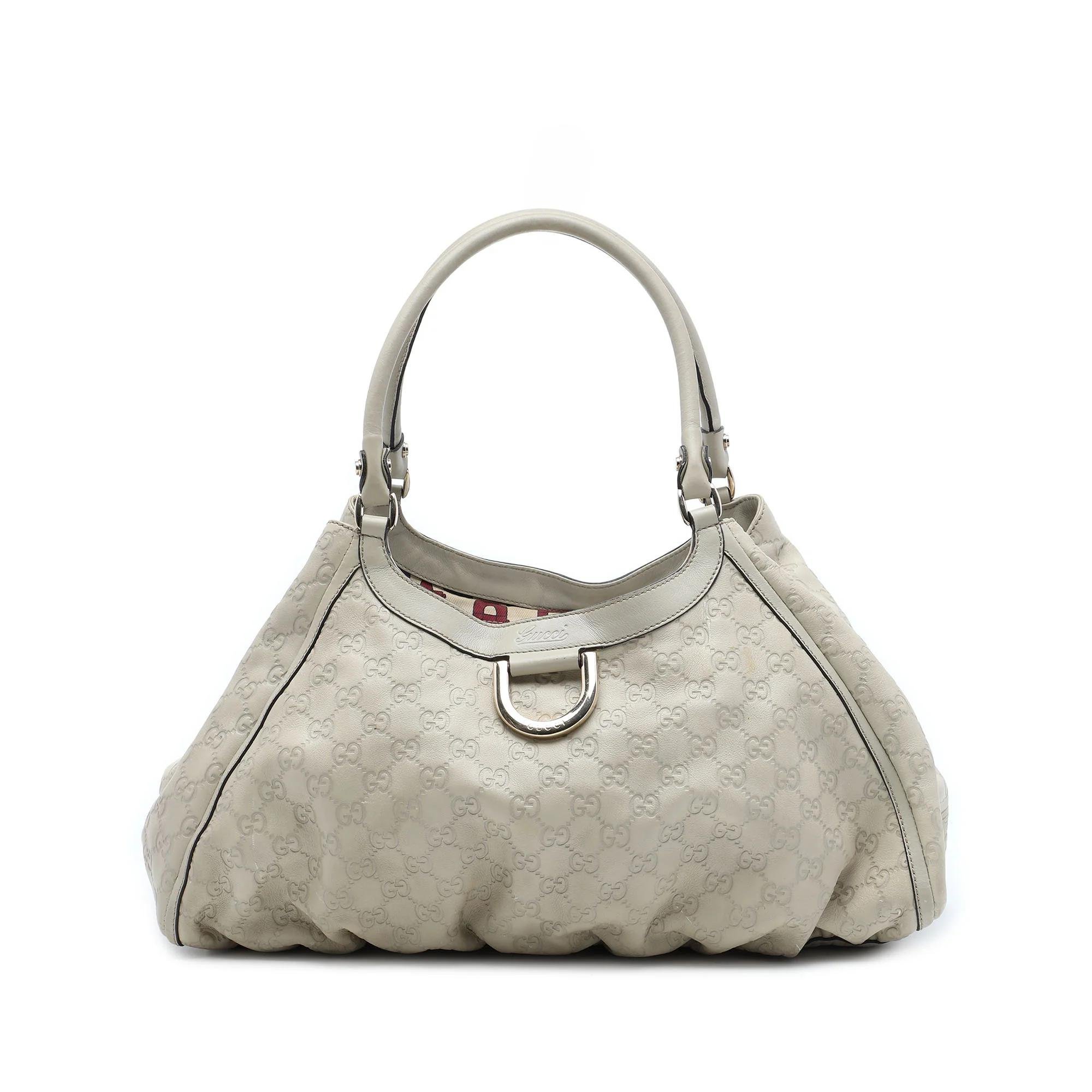 D-Ring pony-style calfskin handbag