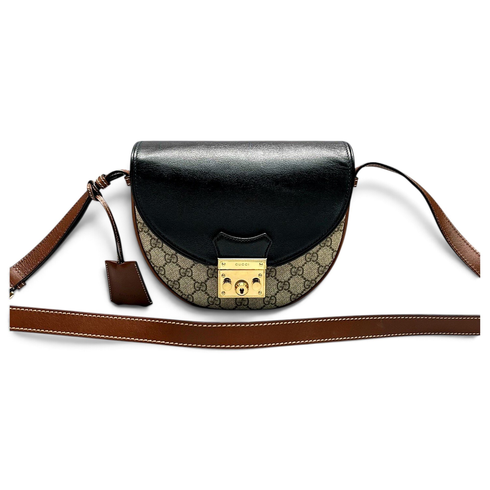 Leather crossbody bag