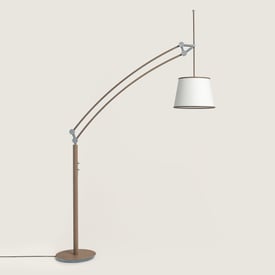 Pantographe arc floor lamp