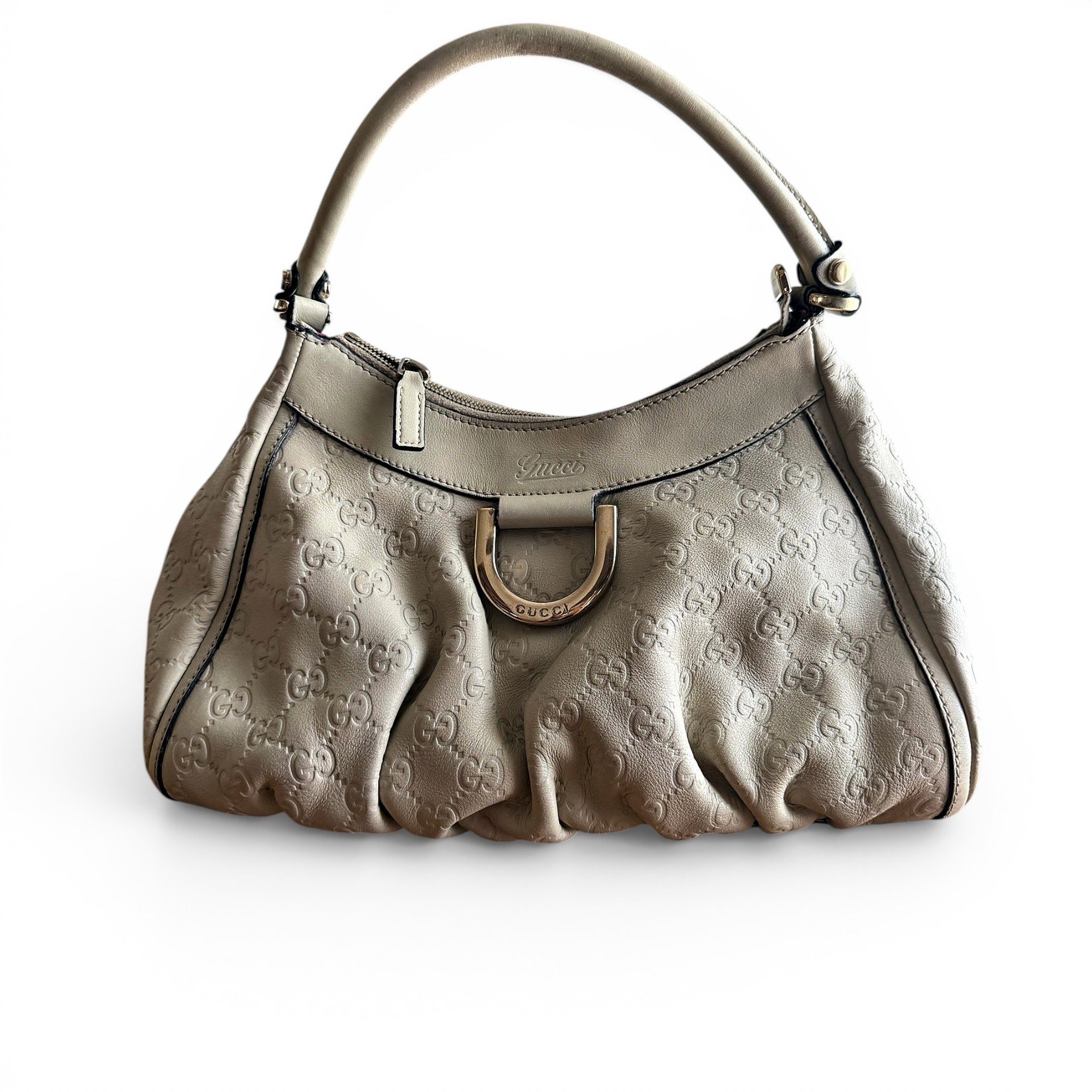 D-Ring leather handbag