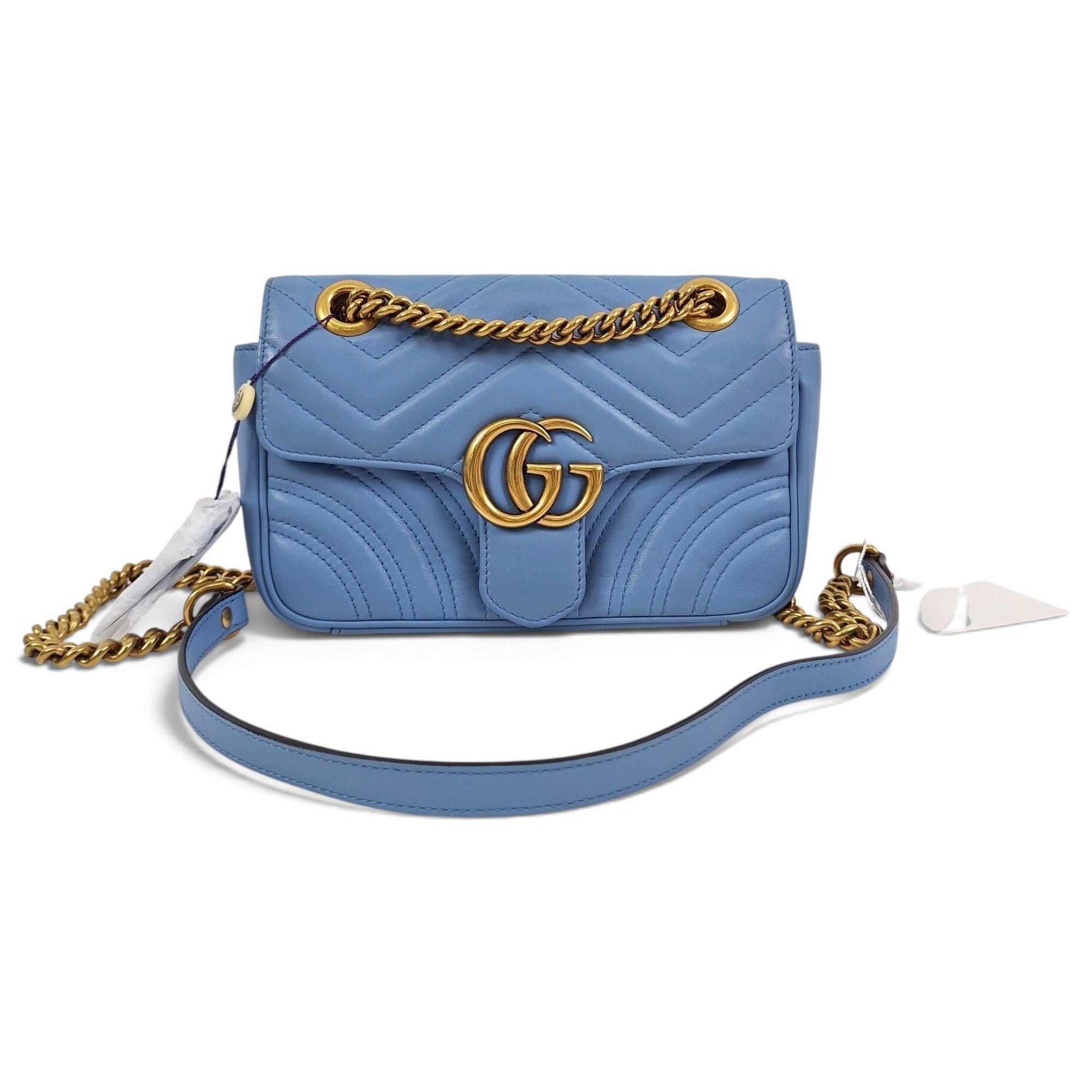 GG Marmont Flap leather handbag