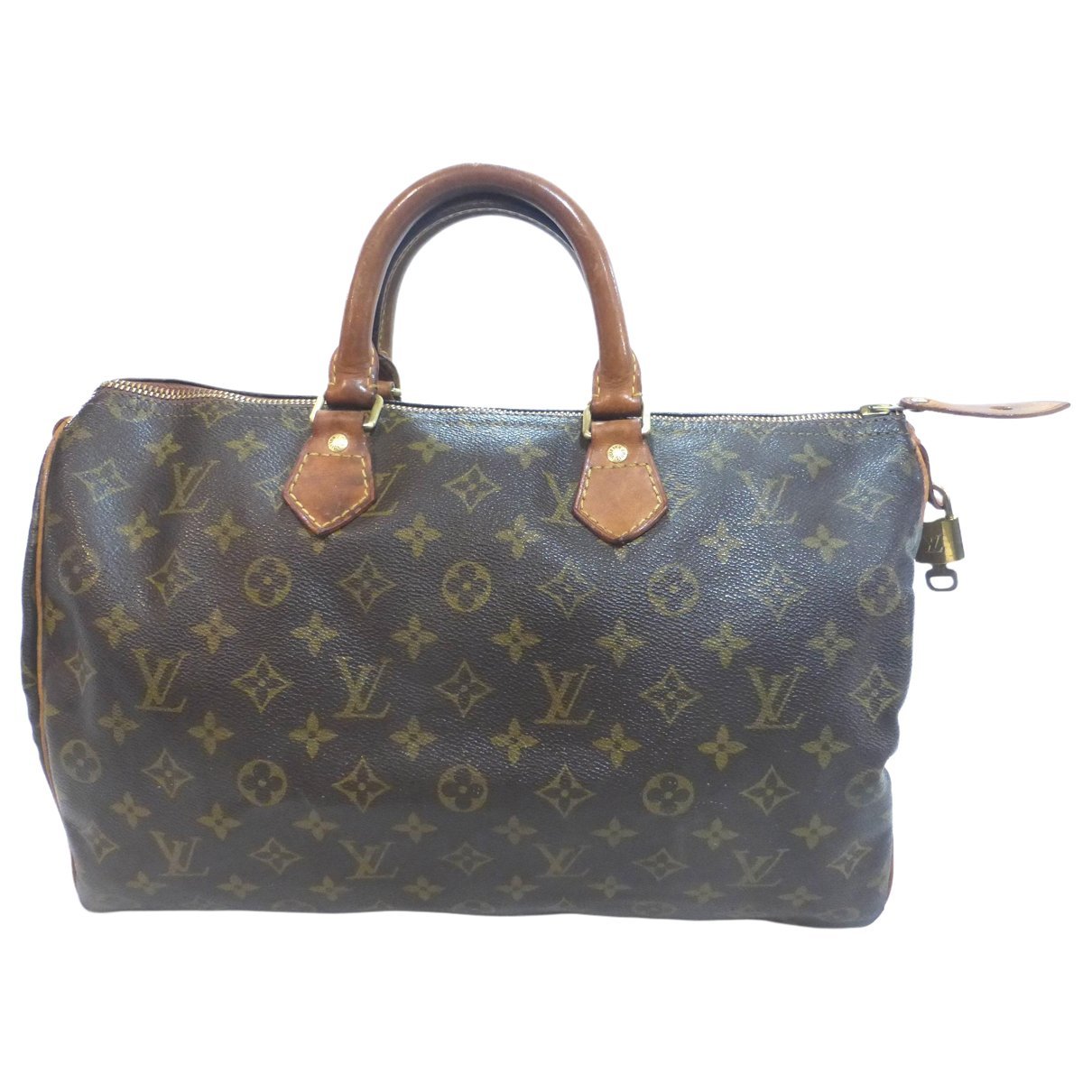 Speedy leather handbag