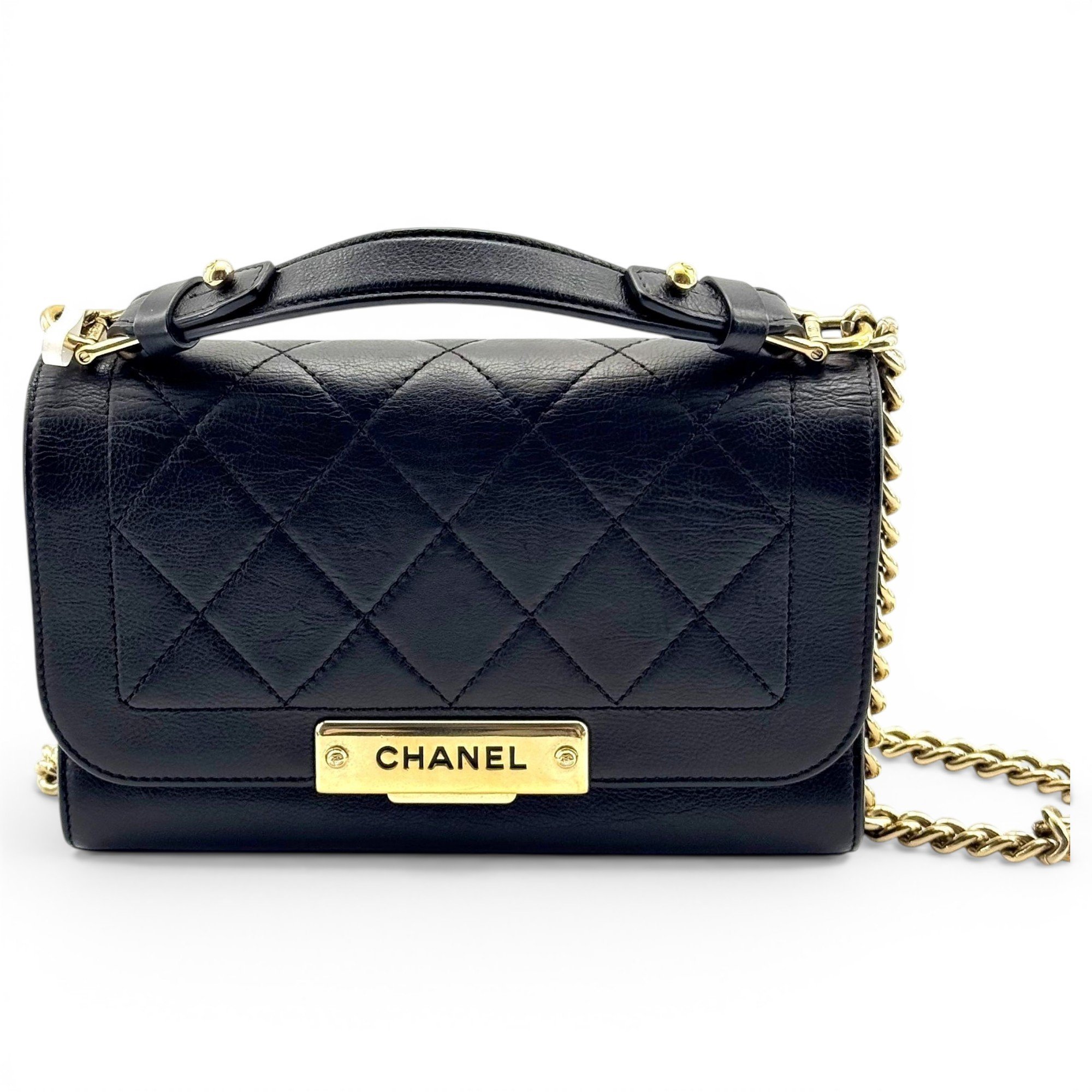 Leather handbag