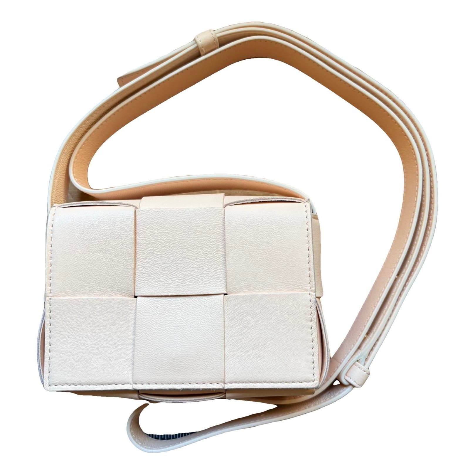 Cassette leather crossbody bag