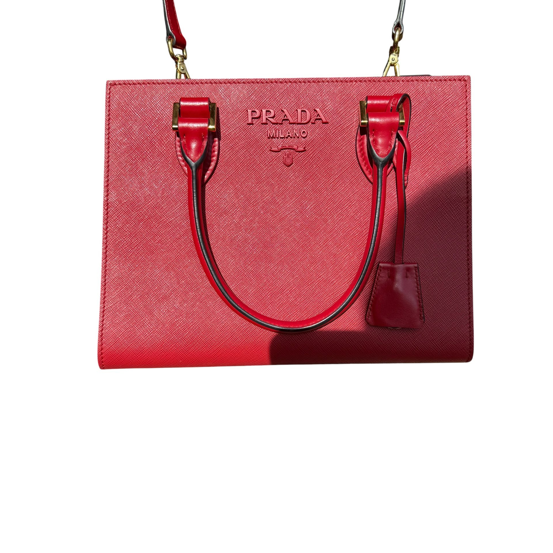 Paradigme leather crossbody bag