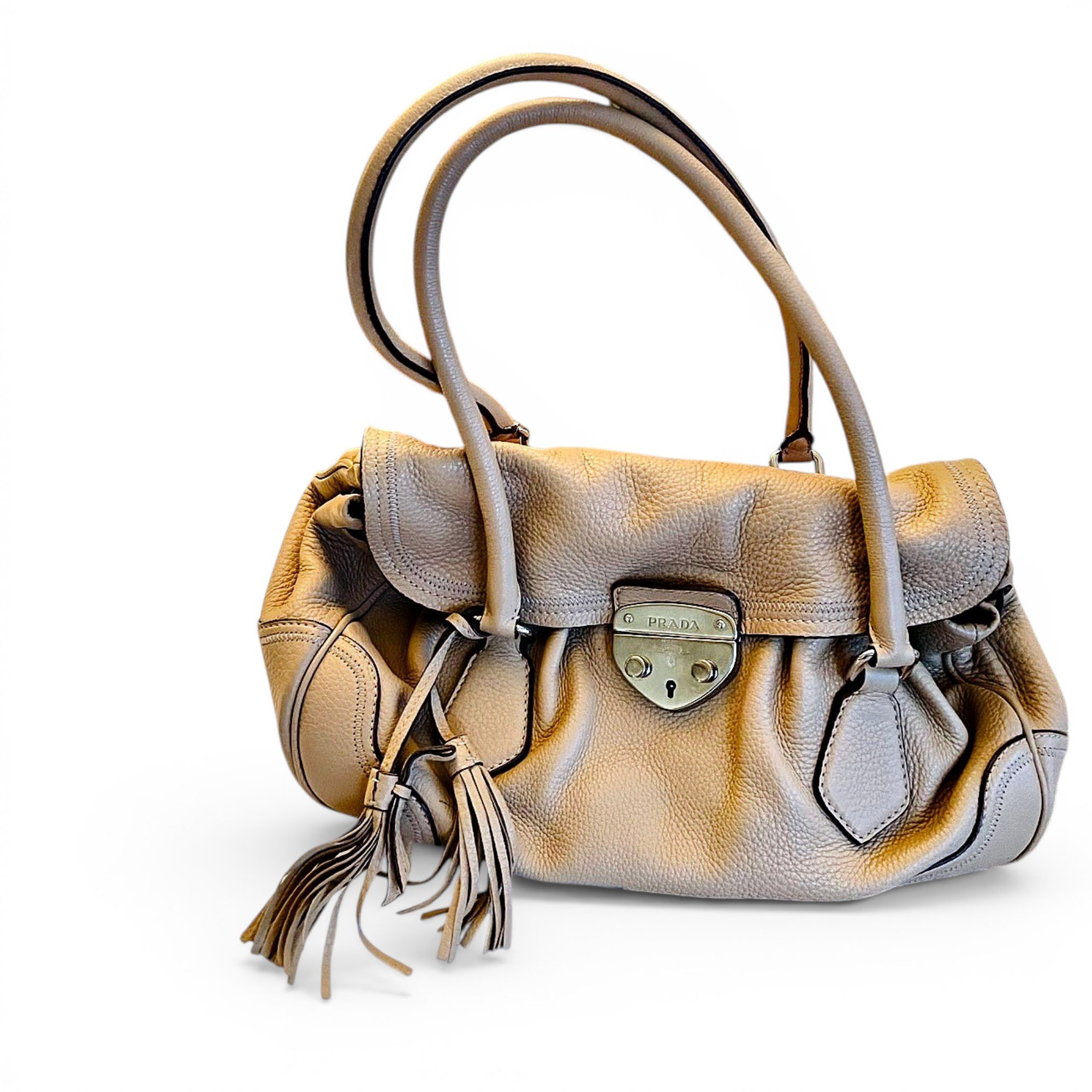 Leather handbag