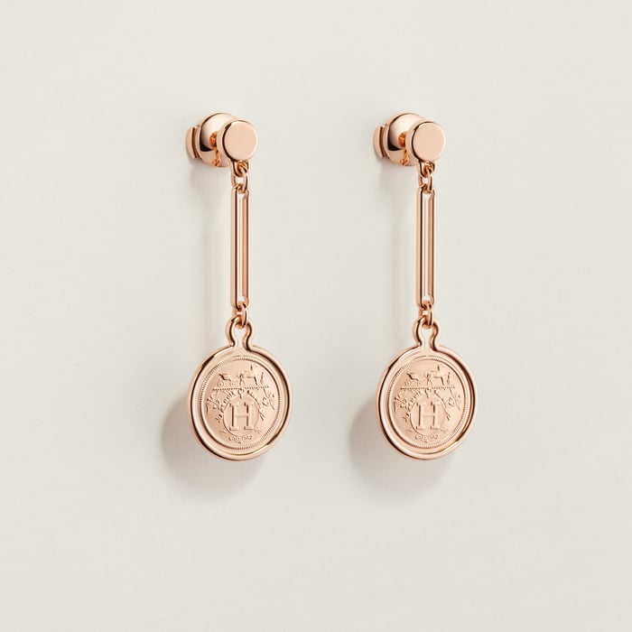 Sans Coloris Hermès Ex-libris Earrings