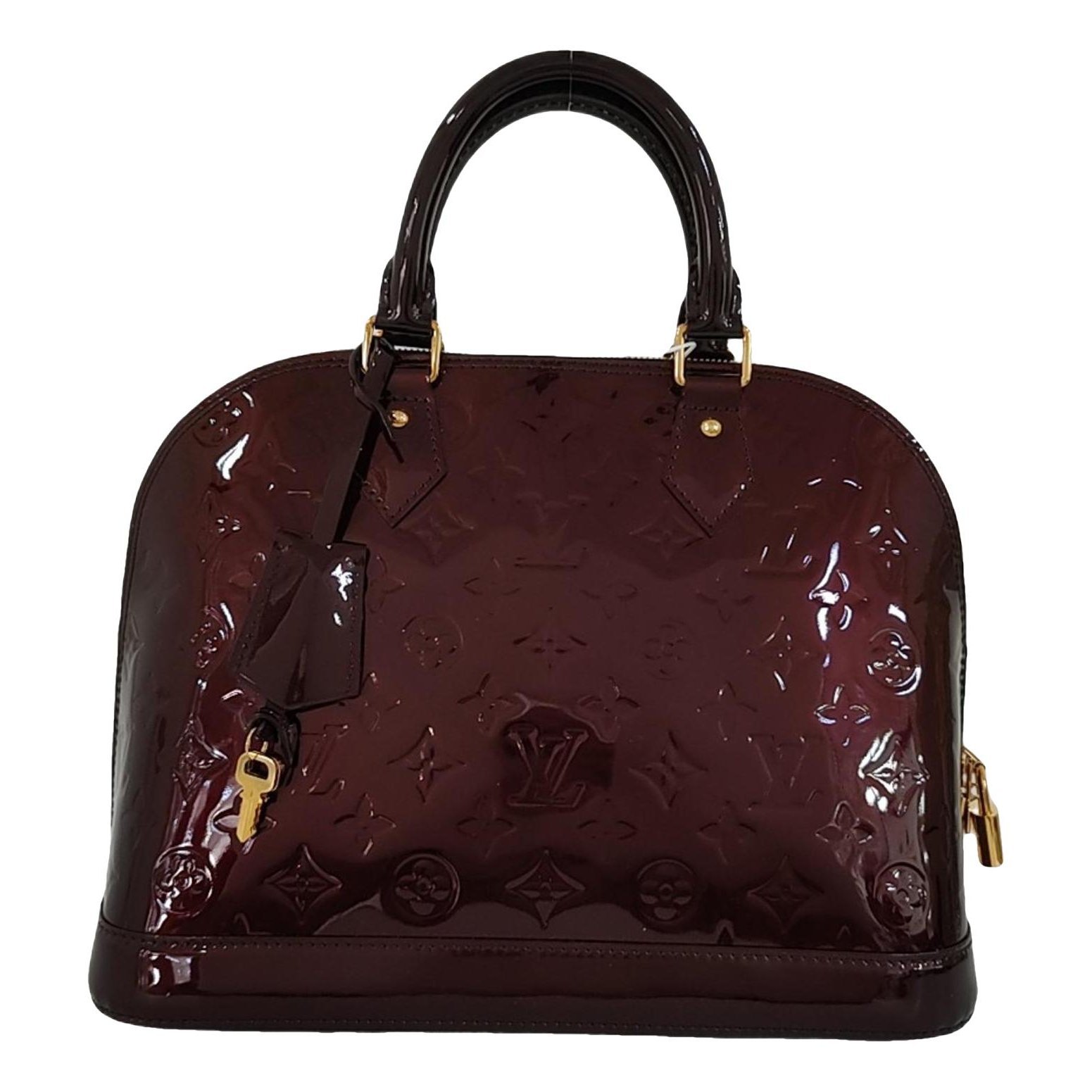 Alma patent leather handbag