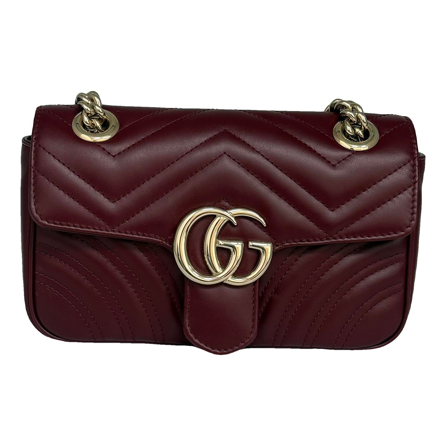 GG Marmont Flap leather handbag