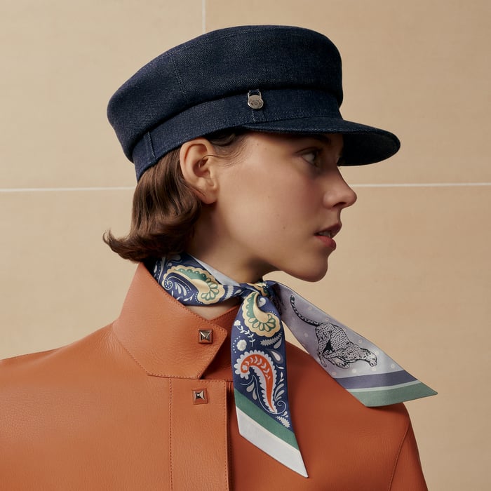 Indigo Deauville Denim Cap