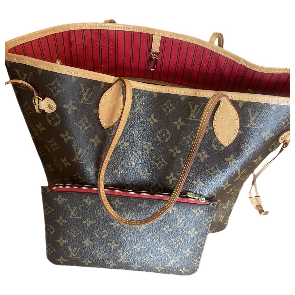 Neverfull leather tote