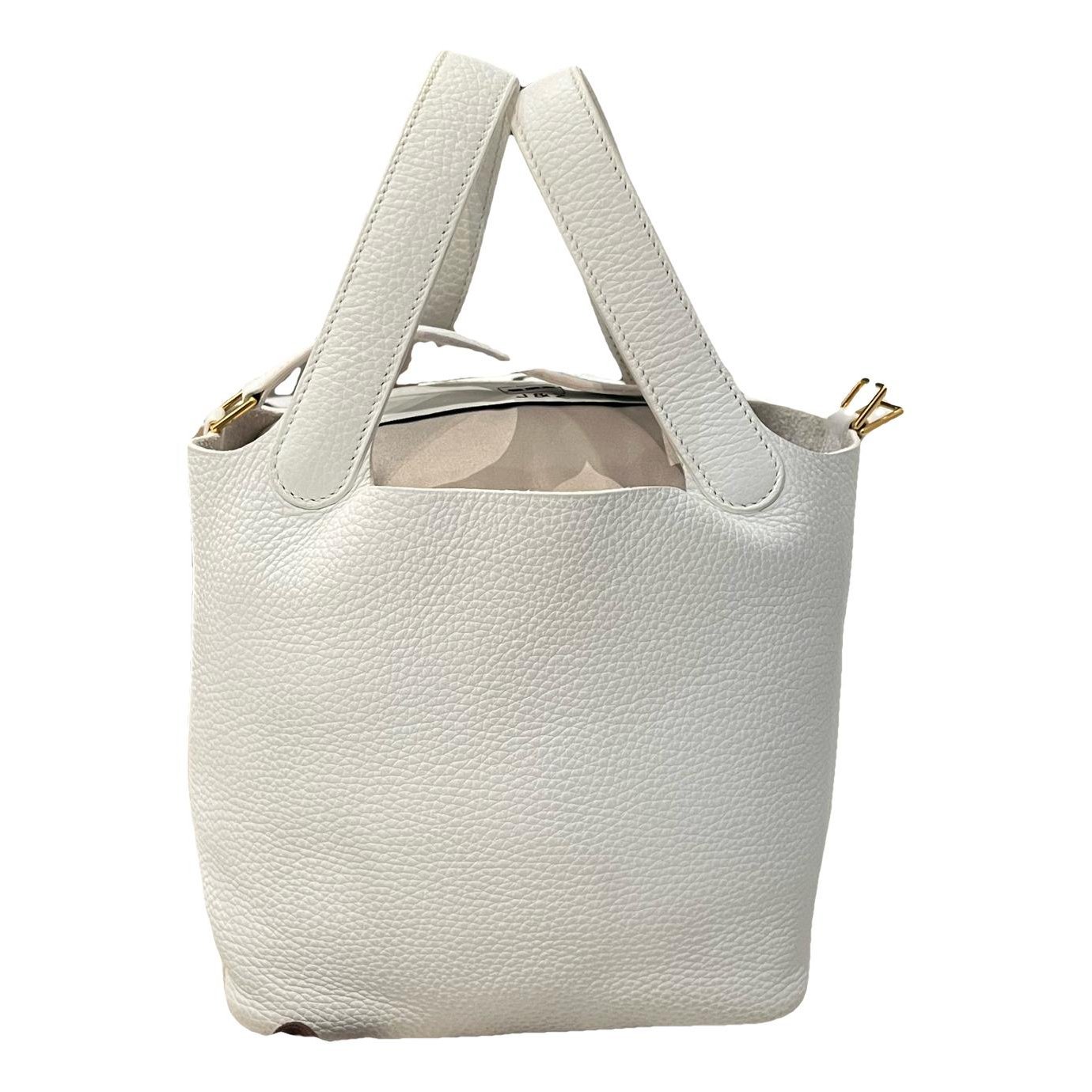 Picotin leather handbag