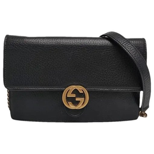 Leather crossbody bag